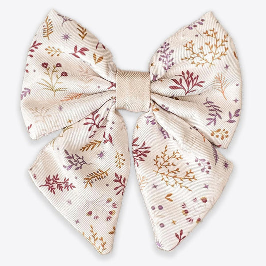 Wyld Cub - Dog Sailor Bow Tie: Chiswick Oyster | Luxury Home Accessories | Heulog Glow