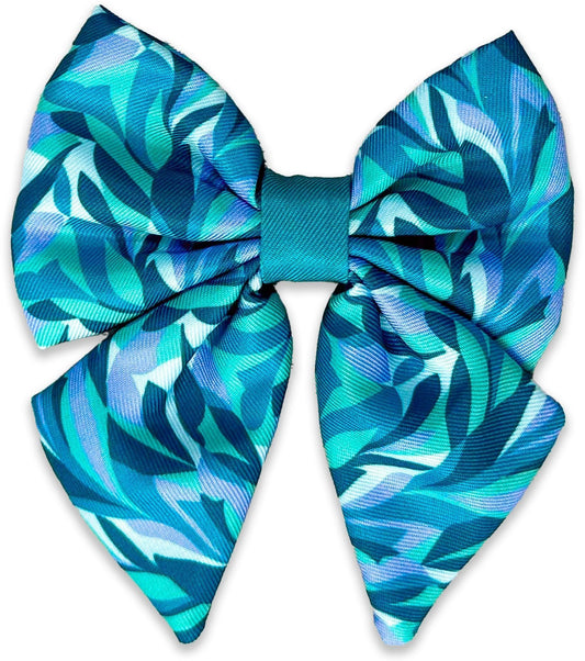 Wyld Cub - Dog Sailor Bow Tie: Kew Agave | Luxury Home Accessories | Heulog Glow