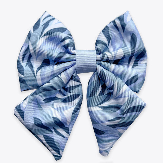 Wyld Cub - Dog Sailor Bow Tie: Kew Celeste | Luxury Home Accessories | Heulog Glow