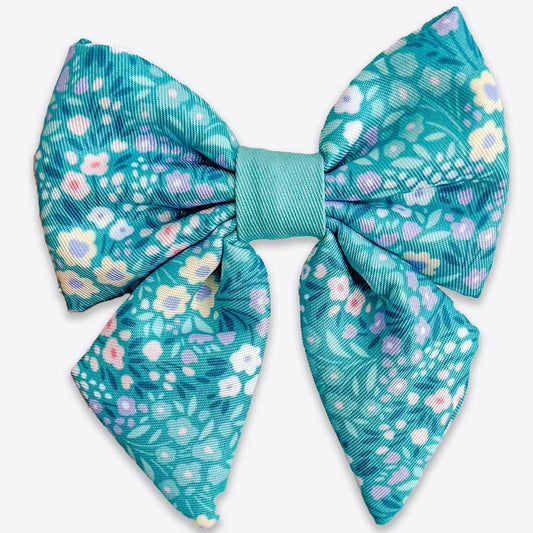 Wyld Cub - Dog Sailor Bow Tie: Notting Hill Mint | Luxury Home Accessories | Heulog Glow