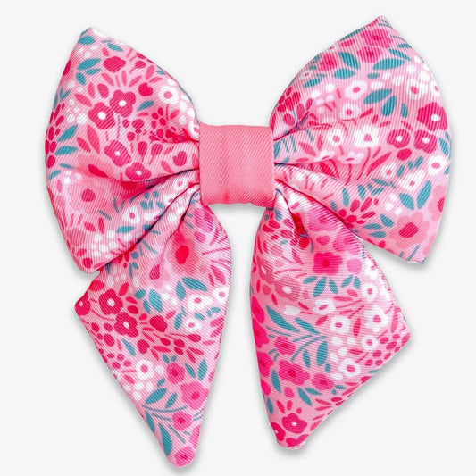 Wyld Cub - Dog Sailor Bow Tie: Notting Hill Rosé | Luxury Home Accessories | Heulog Glow
