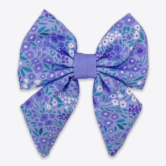 Wyld Cub - Dog Sailor Bow Tie: Notting Hill Wisteria | Luxury Home Accessories | Heulog Glow