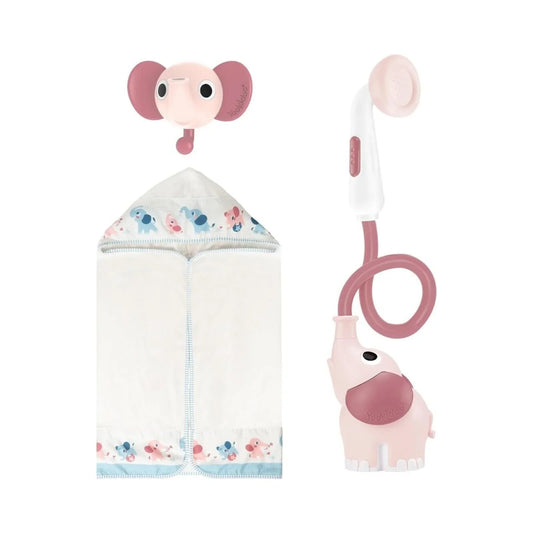 Yookidoo Baby Shower Gift Set Elephant - Blush Pink | Luxury Home Accessories | Heulog Glow
