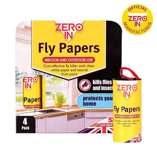 Zero In Fly Paper 4 Pack | Luxury Home Accessories | Heulog Glow