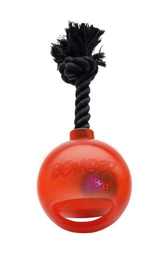 Zeus Bomber Tug Ball Orange Small | Luxury Home Accessories | Heulog Glow