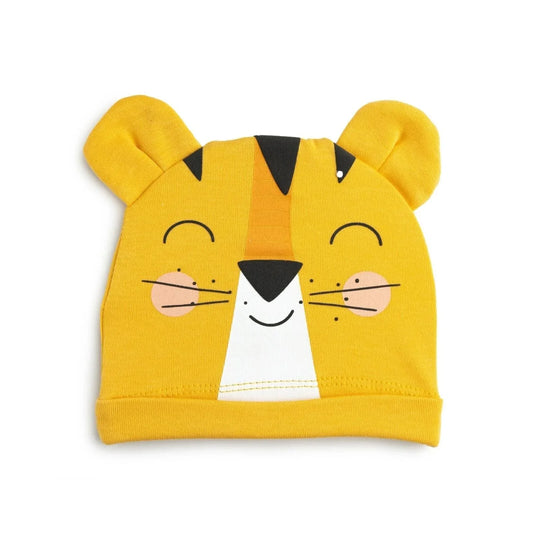 HelloBaby 100% Cotton Newborn Hat - Yellow