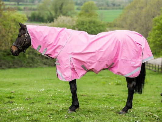 0g Detachable Neck Turnout Rug - Baby Pink | Luxury Home Accessories | Heulog Glow