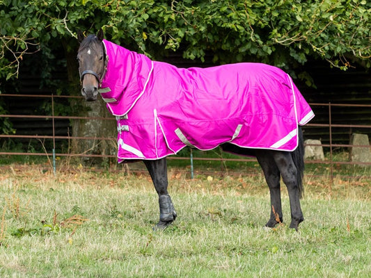 100g Detachable Neck Turnout Rug - Mulberry | Luxury Home Accessories | Heulog Glow