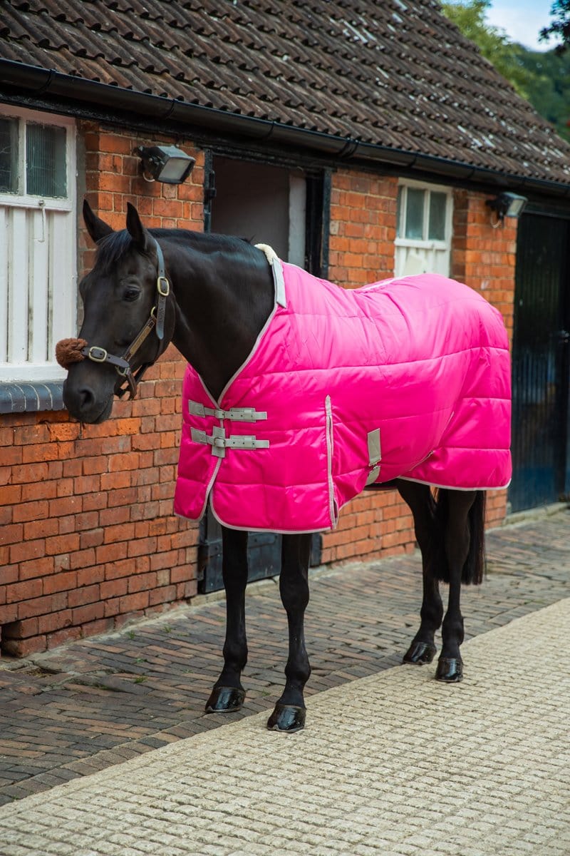 100g Stable Rug With Detachable Neck - Hi Vis Pink | Luxury Home Accessories | Heulog Glow