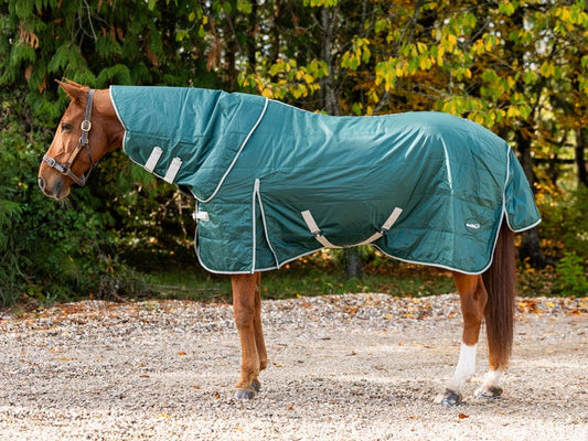 100g Stable Rug With Detachable Neck - Hunter Green | Luxury Home Accessories | Heulog Glow