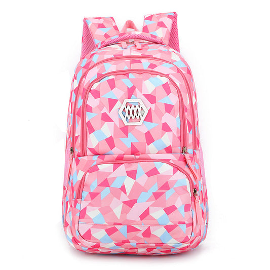 Natural Fish Girls Shoulder Backpack Pupils 3-4-6 Years Old 8-12 Years Old
