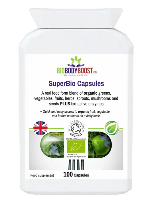 BioBodyBoost Organic Food Form Greens Supplements