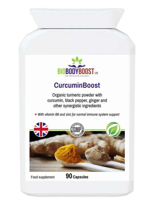 CurcuminBoost Organic Turmeric Curcumin Capsules - 90 Count
