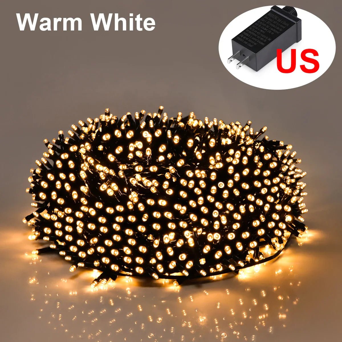 10M-100M Fairy Lights LED String Garland Christmas Light Waterproof Outdoor | Luxury Home Accessories | Heulog Glow