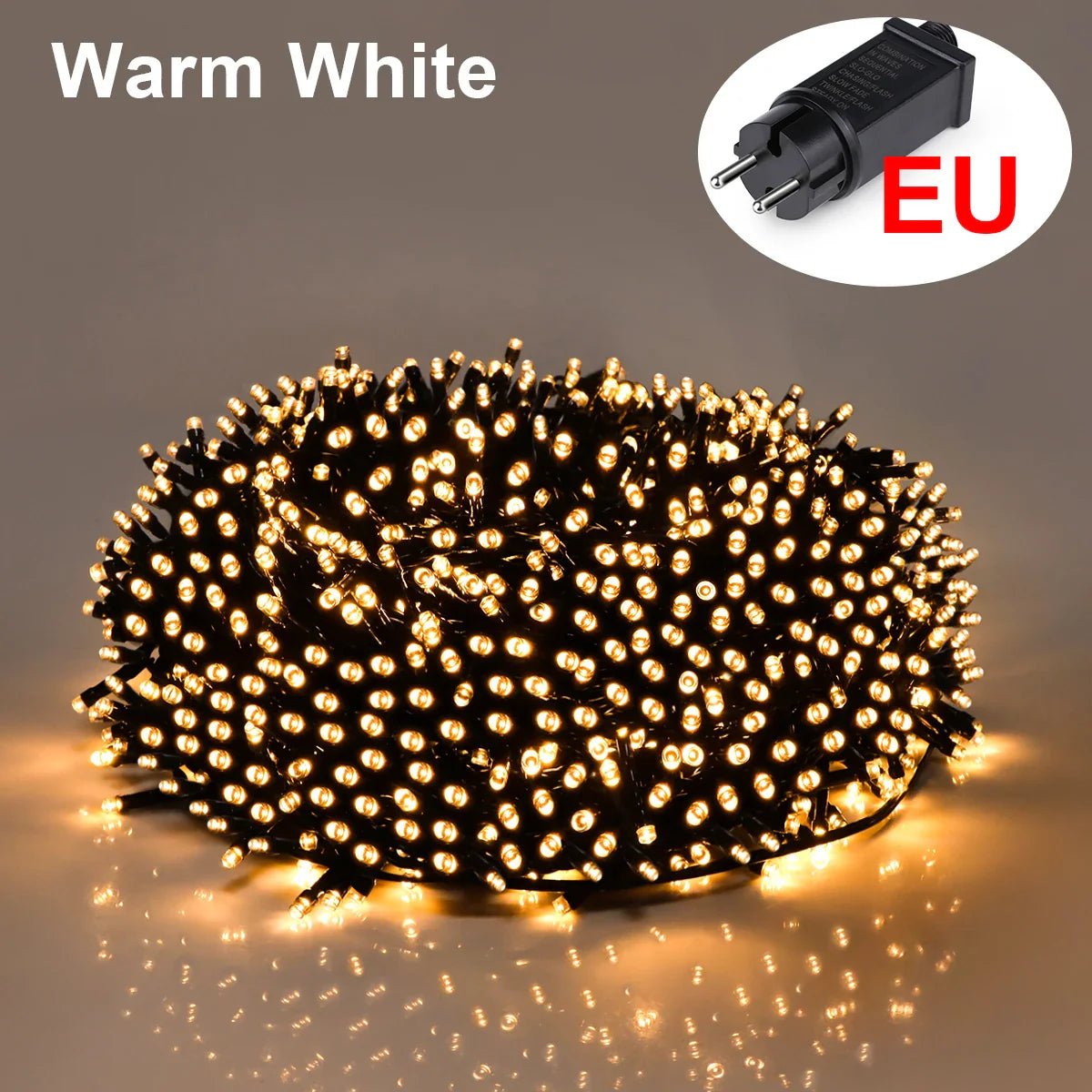 10M-100M Fairy Lights LED String Garland Christmas Light Waterproof Outdoor | Luxury Home Accessories | Heulog Glow
