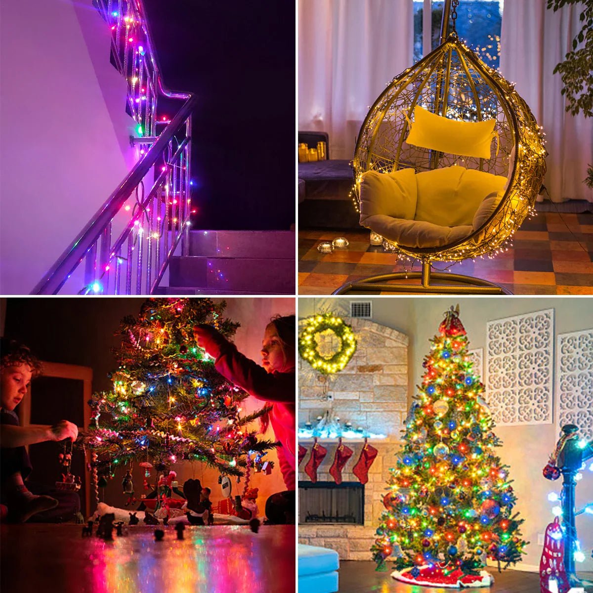 10M-100M Fairy Lights LED String Garland Christmas Light Waterproof Outdoor | Luxury Home Accessories | Heulog Glow