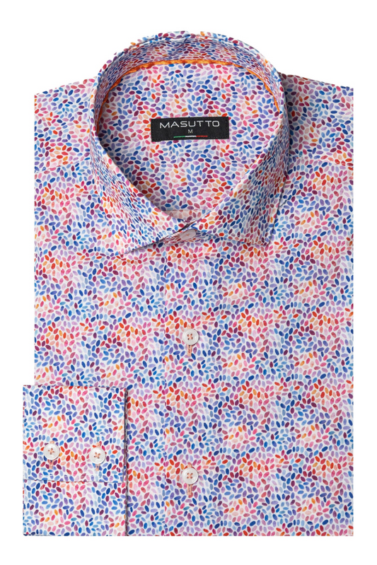 MASUTTO BITTO/05 LONG SLEEVE BUTTON DOWN SHIRT