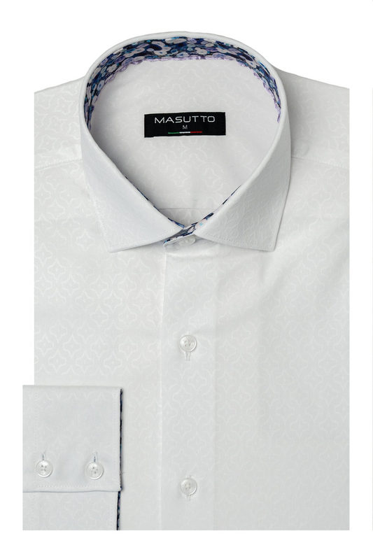 MASUTTO WILSON/05 LONG SLEEVE BUTTON DOWN SHIRT