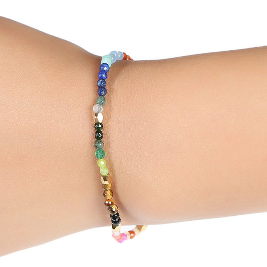 12 Constellations Seven Chakras Colored Stones Bracelet | Luxury Home Accessories | Heulog Glow