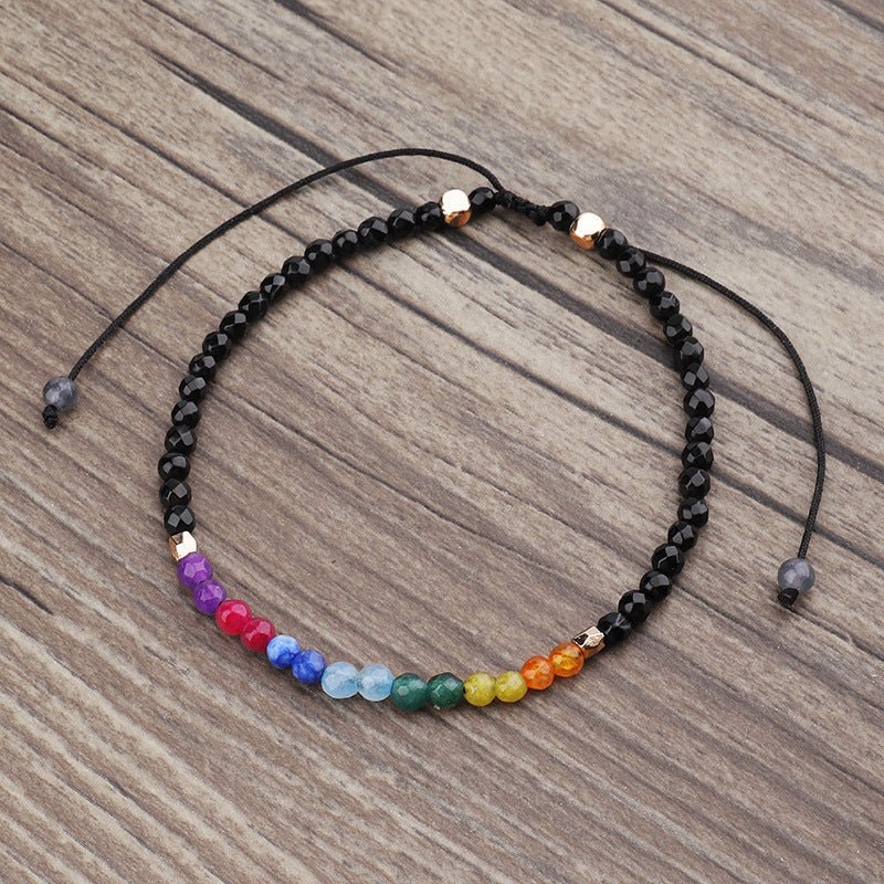 12 Constellations Seven Chakras Colored Stones Bracelet | Luxury Home Accessories | Heulog Glow