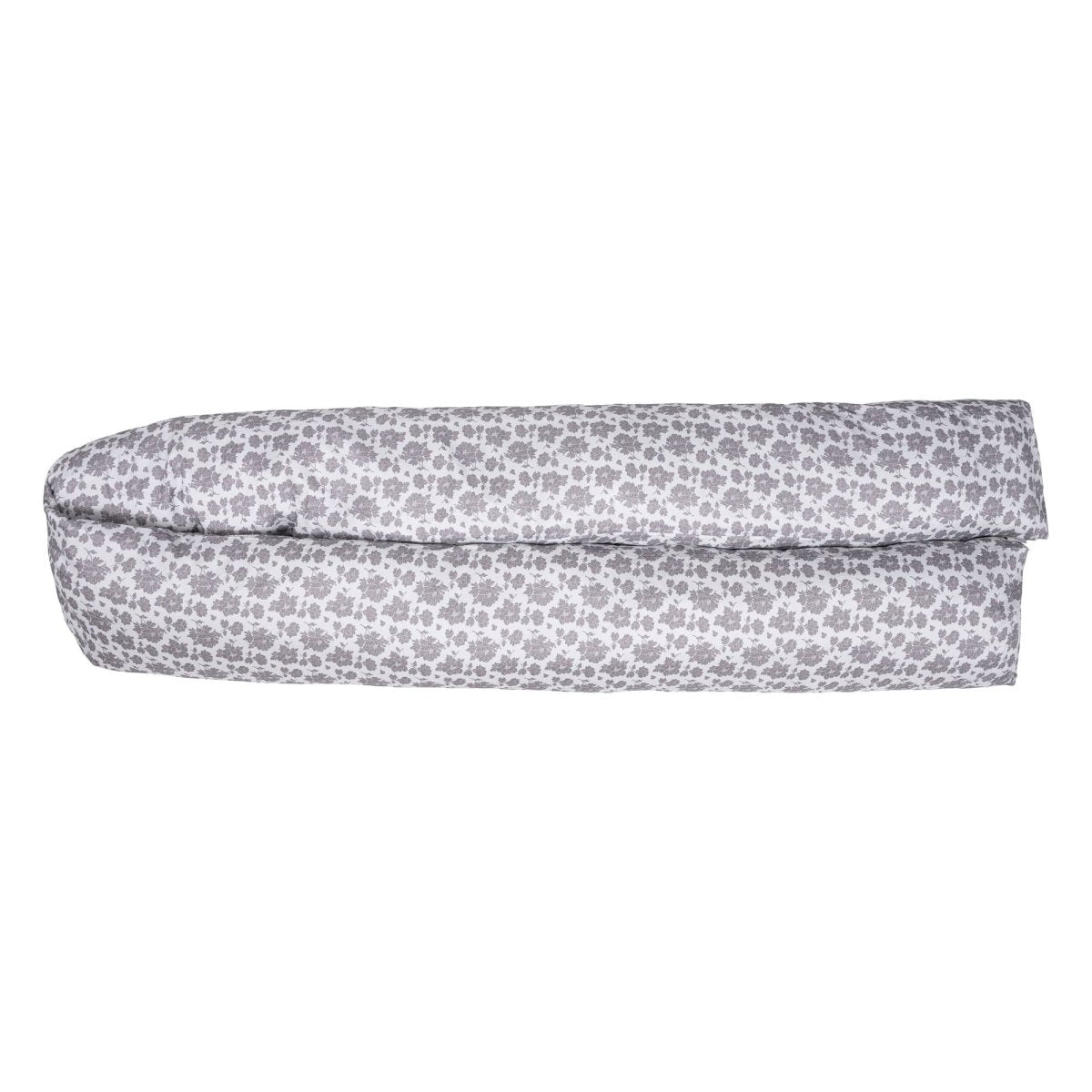 12 Ft Maternity Pillow Case - Grey Floral | Luxury Home Accessories | Heulog Glow