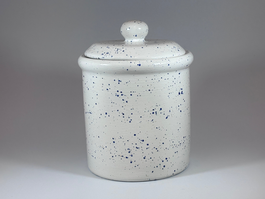 Speckled Blue Canister