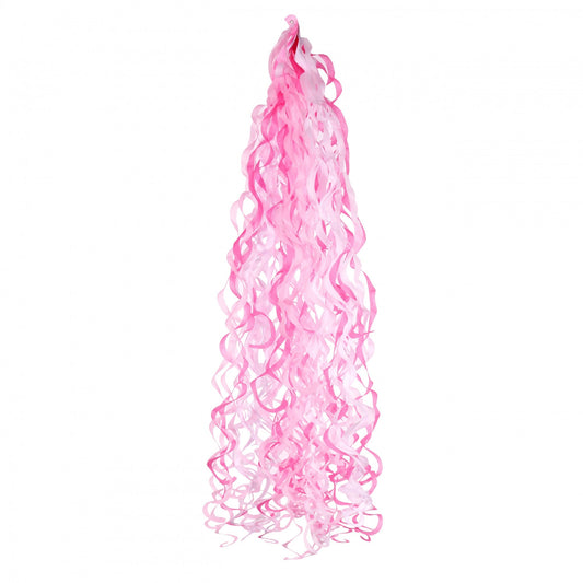 Pink &amp; White Balloon Tassels (For 18 Inch Balloons)