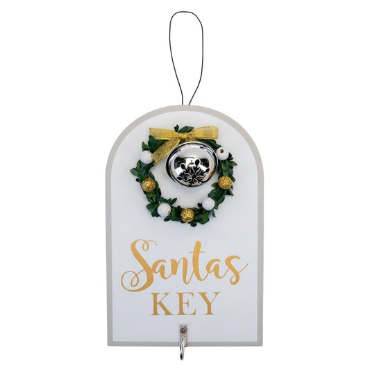Santa\'s Key Hook Plaque
