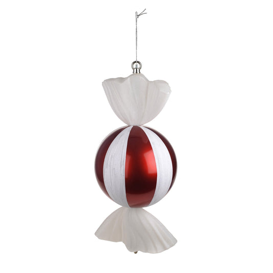 Red and White Striped Candy Decoration (48cm)