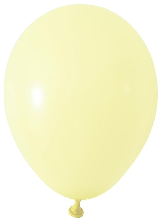 Vanilla Round Shape Latex Balloon - 5 inch (Pk 100)