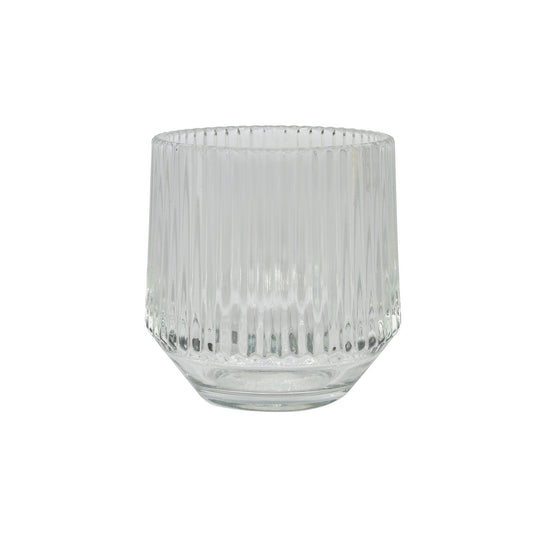 Rigel Ribbed Votive (9.5cm x 9.7cm)