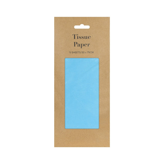 Light Blue Tissue Paper Pack 5 Sheets