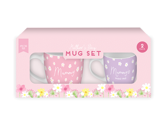 Mothers Day Mummy &amp; Mini Mug Set