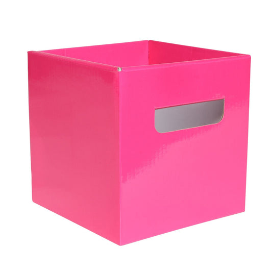 Pearlised Hot Pink Bouquet Box - (15x15cm) (x10)