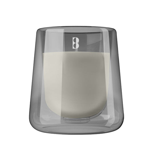 Grey Glass Bolsius Clean Light Starter Kit - Cypress &amp; Amber