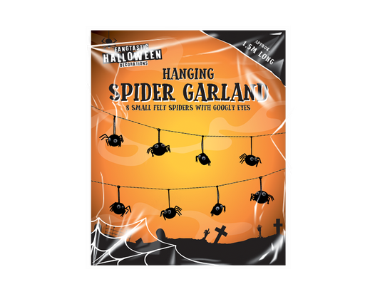 Hanging Spider Garland (1.5m)