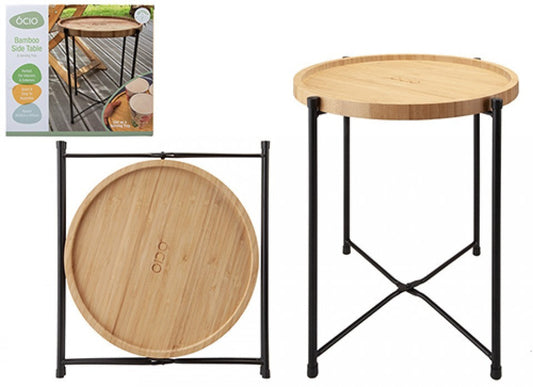 Ocio Tavera Bamboo Side Table (30 x 35cm)