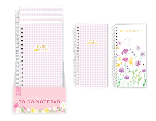 Assorted Mothers Day To-Do-List Notepad