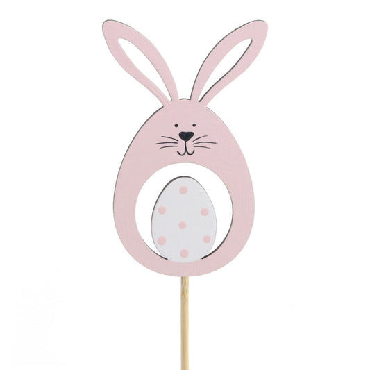 Pink Easter Bunny Pick (10cm)