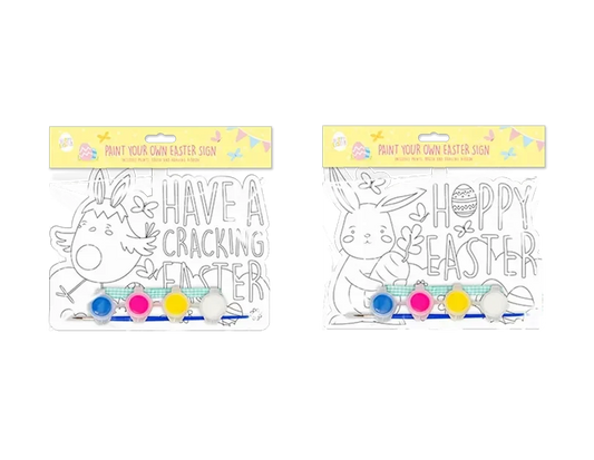 Easter Paint Your Own Card Sign