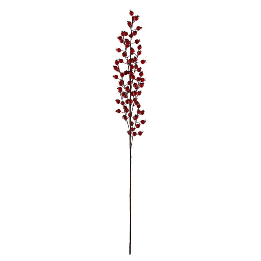 Red Mini Rose Hip Stem (86cm)