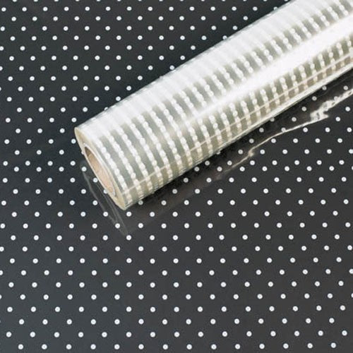 White Polka Dot Clear Cello (60mx80cm)