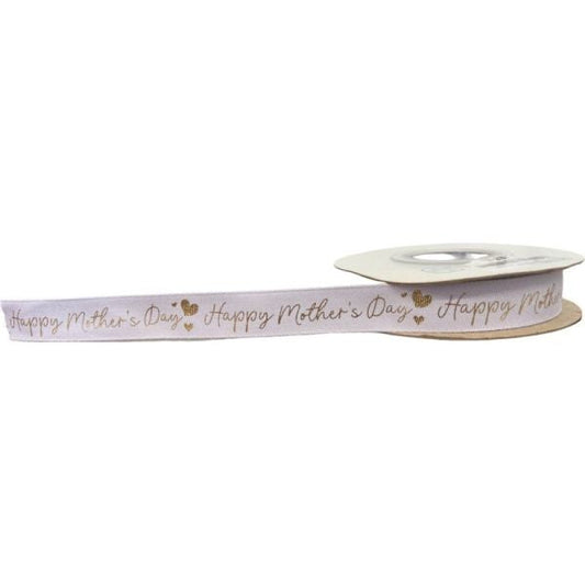 Lilac Happy Mothers Day Biodegradable Ribbon