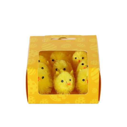 Easter Chicks in Display Box (Pack of 9)