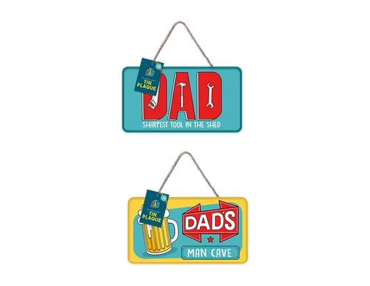 Fathers Day Tin Plaque