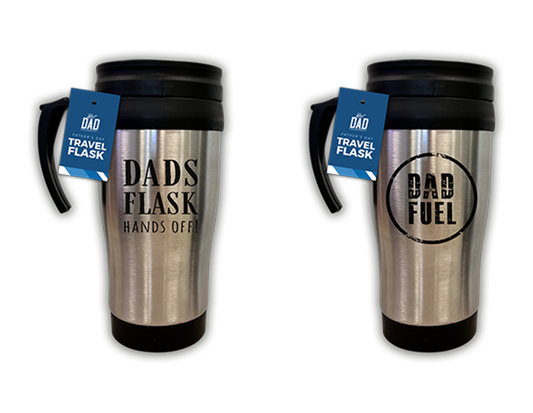 Fathers Day Metal Travel Flask