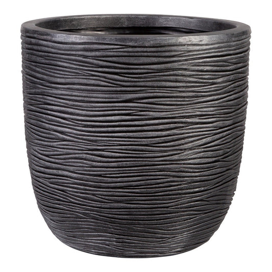 Pewter Round Amalfi Planter (34cm)