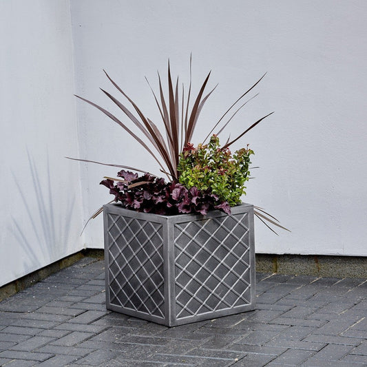 Pewter Lazio Planter (38cm)