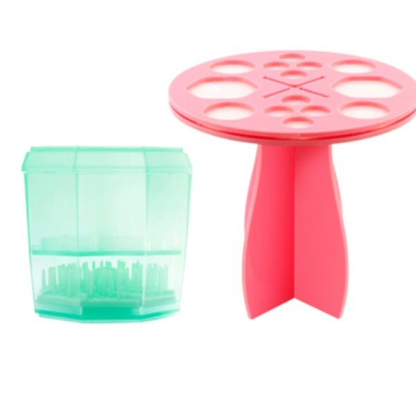 14 Hole Make up Brush Set Dry Rack Drying Brushes Shelf Multifunction Stand Display Cosmetic Clean Tool Wash Makeup Brush Holder | Luxury Home Accessories | Heulog Glow