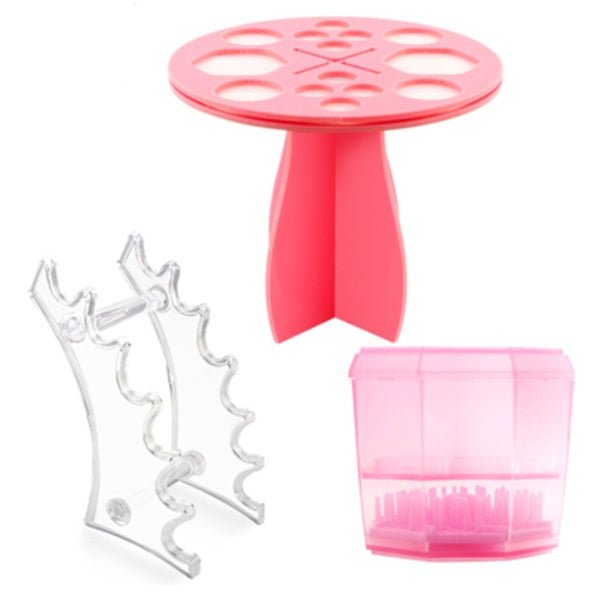 14 Hole Make up Brush Set Dry Rack Drying Brushes Shelf Multifunction Stand Display Cosmetic Clean Tool Wash Makeup Brush Holder | Luxury Home Accessories | Heulog Glow